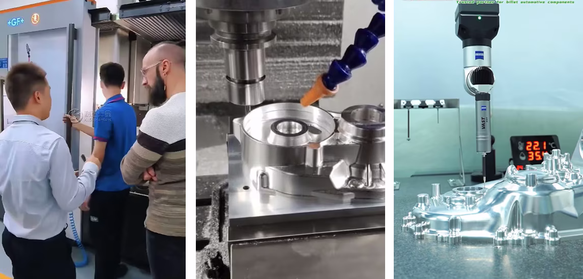 impeller-gear-cavity-shaft custom parts
