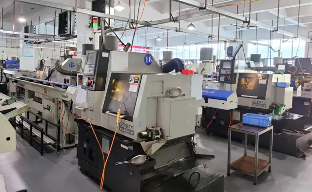 CNC machining equipment in KeSu factory