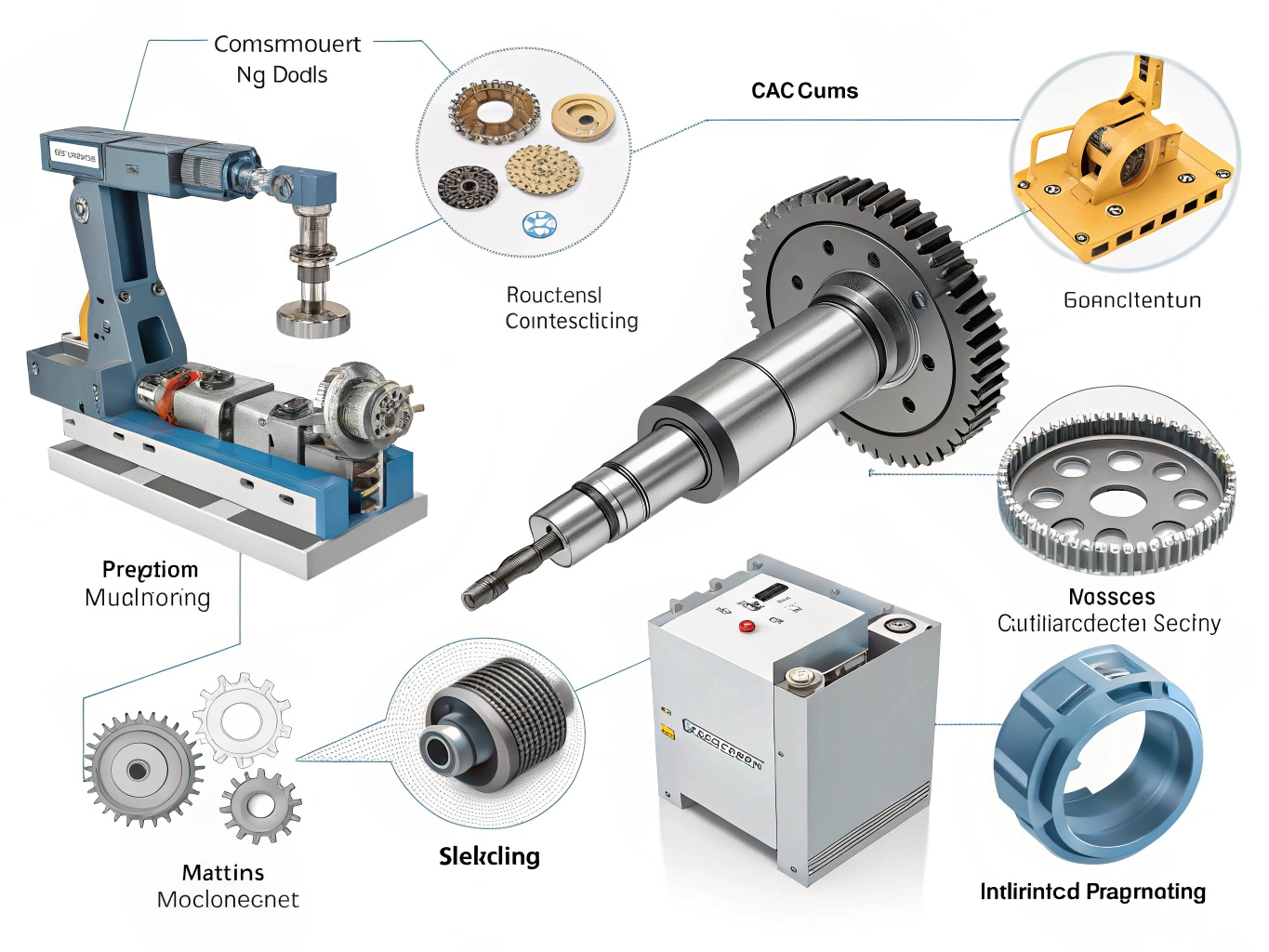 Key Robotic Parts for CNC Machining